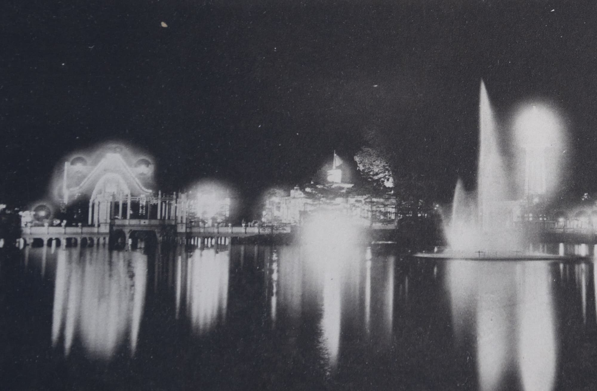 開道50年記念北海道博覧会第1会場夜景